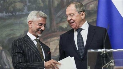Russian Foreign Minister Sergey Lavrov on Tuesday arrived in India for the G20 Foreign Ministers' Meeting. (AP/File) Russian Foreign Minister Sergey Lavrov on Tuesday arrived in India for the G20 Foreign Ministers' Meeting. (AP/File)