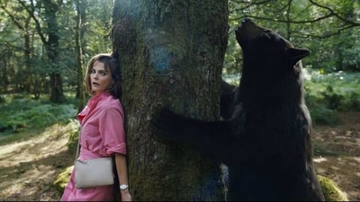 To get into the mind of a bear, Henry studied nature documentaries, CCTV footage, and footage of bears in media, such as the bear from “The Revenant” and Baloo from “The Jungle Book,” which he also worked on. (Universal) To get into the mind of a bear, Henry studied nature documentaries, CCTV footage, and footage of bears in media, such as the bear from “The Revenant” and Baloo from “The Jungle Book,” which he also worked on. (Universal)