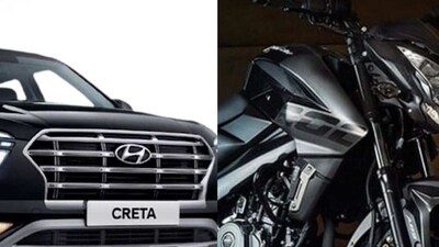 Hyundai Creta and Bajaj Pulsar have been rated as India's most popular car and bike in 2022 as per a study. (File) Hyundai Creta and Bajaj Pulsar have been rated as India's most popular car and bike in 2022 as per a study. (File)