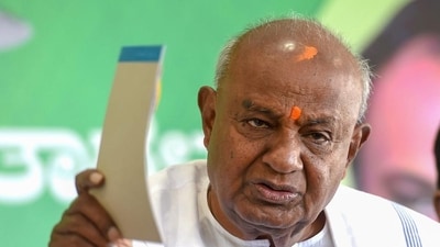 Former Prime Minister and JD(S) chief HD Deve Gowda (PTI)