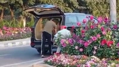 Screengrab of the viral video. (Twitter)