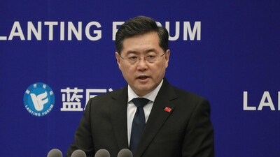 Chinese Foreign Minister Qin Gang. (AP) Chinese Foreign Minister Qin Gang. (AP)