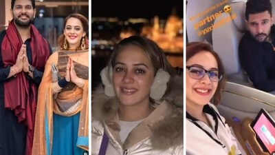Yuvraj Singh shared pictures of wife Hazel Keech to wish her on her birthday. Yuvraj Singh shared pictures of wife Hazel Keech to wish her on her birthday.