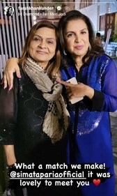 Farah Khan and Sima Taparia at an event. Farah Khan and Sima Taparia at an event.
