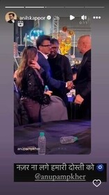 Anil took to his Instagram Stories and shared the video.