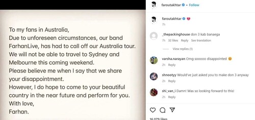 Farhan Akhtar has shared a note.