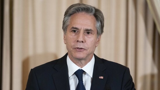US Secretary of State Antony Blinken speaks during an event. (AP file photo)