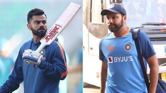 Virat Kohli and Rohit Sharma have polar opposite views on the topic of 'five Test centres' in Indian cricket. (Getty Images)