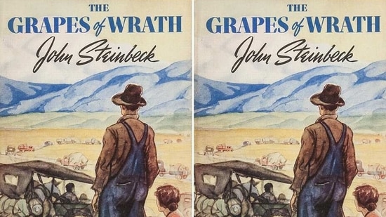 8. The Grapes of Wrath by John Steinbeck: This Pulitzer Prize-winning novel follows the story of the Joad family, a family of Oklahoma farmers who are forced to flee the Dust Bowl in search of a better life. The novel is a powerful exploration of the human spirit, and it has become a classic of American literature.(Wikipedia)