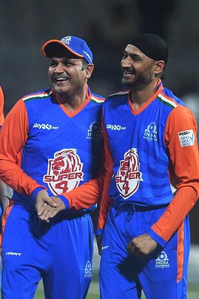 File photo of Virender Sehwag and Harbhajan Singh (Getty Images) File photo of Virender Sehwag and Harbhajan Singh (Getty Images)