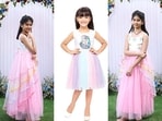 Party wear frocks are a must-have attire in girls' wardrobes. 