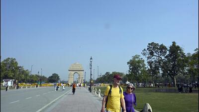 A sunny day at Kartavya Path in New Delhi on February 21. (HT Archive) A sunny day at Kartavya Path in New Delhi on February 21. (HT Archive)