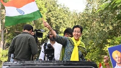 Atishi, 41, a Rhodes scholar, is a first-time lawmaker from Kalkaji. (Twitter) Atishi, 41, a Rhodes scholar, is a first-time lawmaker from Kalkaji. (Twitter)