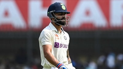 Kohli was India's highest scorer with just 22 runs. (AFP) Kohli was India's highest scorer with just 22 runs. (AFP)