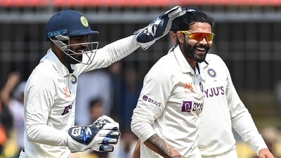 Ravindra Jadeja picked the wicket of Travis Head early on. (AFP) Ravindra Jadeja picked the wicket of Travis Head early on. (AFP)