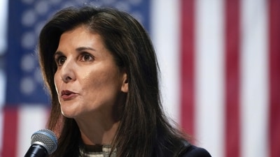 Nikki Haley On Pakistan: Republican presidential candidate Nikki Haley speaks to voters at a town hall campaign event. Nikki Haley On Pakistan: Republican presidential candidate Nikki Haley speaks to voters at a town hall campaign event.