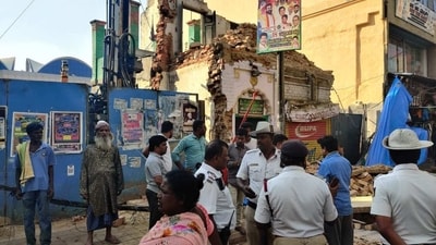 Of the two labourers, one was killed while the other suffered grave injuries. (ANI) Of the two labourers, one was killed while the other suffered grave injuries. (ANI)