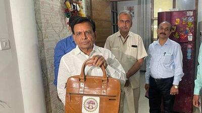Madhya Pradesh finance minister Jagdish Deoda presented the state budget today (ANI Photo) Madhya Pradesh finance minister Jagdish Deoda presented the state budget today (ANI Photo)