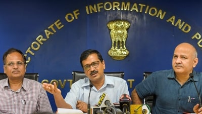 BJP's Amit Malviya attacked Kejriwal and said he made his ministers do illegal things. (PTI file photo)