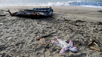 Italian authorities on Wednesday informed that the death toll of a recent migrant shipwreck near the southern Italian coast has risen to 67. Authorities believe that the boat was carrying up to 200 migrants. (AFP) Italian authorities on Wednesday informed that the death toll of a recent migrant shipwreck near the southern Italian coast has risen to 67. Authorities believe that the boat was carrying up to 200 migrants. (AFP)