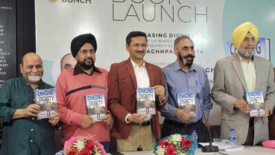 The first Dalit hero in Punjabi fiction came out in 1964 when acclaimed author Gurdial Singh published “Marhi da Diva” (The Last Flicker). Some 59 years later, the hero returns in the novel “Chasing Dignity”, penned by Rachhpal Sahota. (HT Photo)