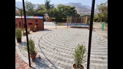 Umed Pariwar, a parent’s organisation, working for rehabilitation of persons with intellectual and developmental disability, has developed this garden inside its Hostel Campus at Wadki village (HT PHOTO)