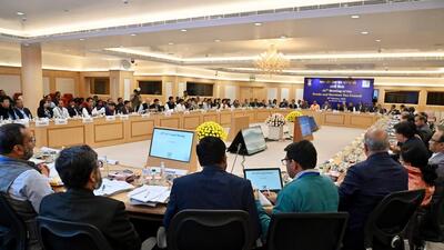 Union finance minister Nirmala Sitharaman chaired the 49th meeting of the Goods and Services Tax (GST) Council at Vigyan Bhavan in February (ANI File Photo) Union finance minister Nirmala Sitharaman chaired the 49th meeting of the Goods and Services Tax (GST) Council at Vigyan Bhavan in February (ANI File Photo)