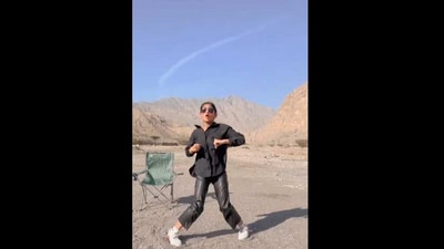 Young girl dances to Oh Ho Ho Ho remix. (Instagram/@Harnidh Kaur Sodhi) Young girl dances to Oh Ho Ho Ho remix. (Instagram/@Harnidh Kaur Sodhi)