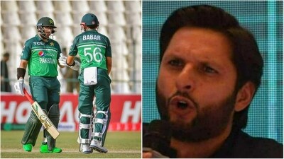 Imam-ul-Haq and Babar Azam; Shahid Afridi (File) Imam-ul-Haq and Babar Azam; Shahid Afridi (File)