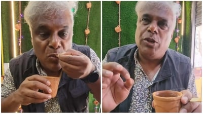 Ashish Vidyarthi has shared a video from his visit to a tea shop. Ashish Vidyarthi has shared a video from his visit to a tea shop.