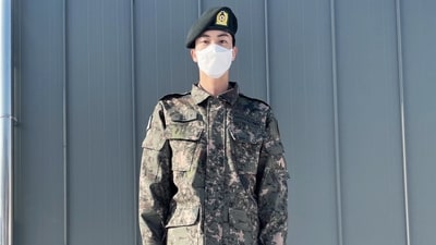 BTS: Jin has been promoted in military, as per reports online. BTS: Jin has been promoted in military, as per reports online.