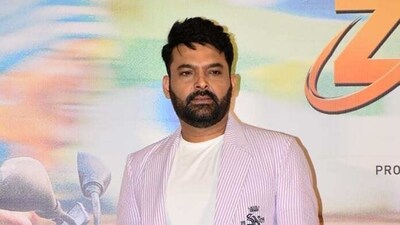 Kapil Sharma at the Zwigato press conference. Kapil Sharma at the Zwigato press conference.
