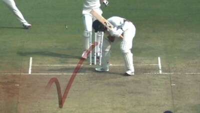 Cheteshwar Pujara was clean bowled by Nathan Lyon