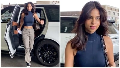 Suhana Khan looks stunning in her new hairstyle.