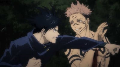 The leaks reveal exciting developments in the chapter, with Yuji and Maki teaming up against the King of Curses, Sukuna, while Megumi's body rejects Sukuna, making him weaker. (MAPPA)