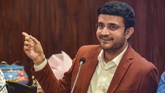 Sourav Ganguly during an interactive session in Kolkata (PTI)