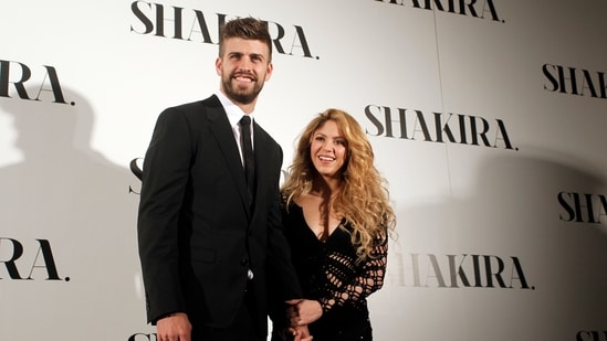 Singer Shakira with soccer player Gerard Pique. (AP/File) (AP)