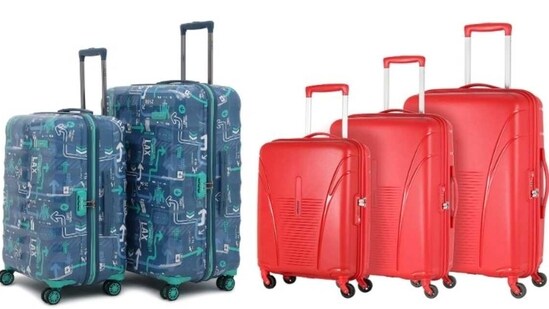 Trolley bags are super easy to handle and come with huge storage space.