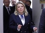 Sara Netanyahu, wife of Israeli Prime Minister Benjamin Netanyahu. Sara Netanyahu, wife of Israeli Prime Minister Benjamin Netanyahu.