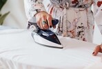 An electric iron with multiple heat settings in a necessity today.