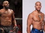 Jon Jones(left); Ciryl Gane Jon Jones(left); Ciryl Gane