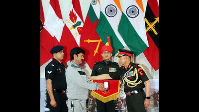 A total of 33 officers, three Junior Commissioned Officers and 29 Other Ranks were awarded and recognized for various acts of valour and distinguished service