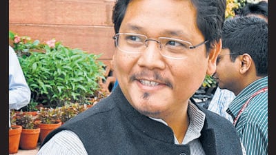 Conrad Sangma not only became the first non-Congress CM to complete his five-year term but is also tipped to return to power. (Sushil Kumar/HT PHOTO)