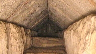 A hidden corridor inside the Great Pyramid of Giza was discovered by researches from the the Scan Pyramids project by the Egyptian Tourism Ministry of Antiquities. (Reuters)
