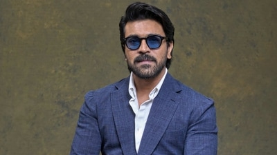 Ram Charan has travelled to the US to promote RRR ahead of the 95th Academy Awards. (AP Photo/Damian Dovarganes) (AP) Ram Charan has travelled to the US to promote RRR ahead of the 95th Academy Awards. (AP Photo/Damian Dovarganes) (AP)