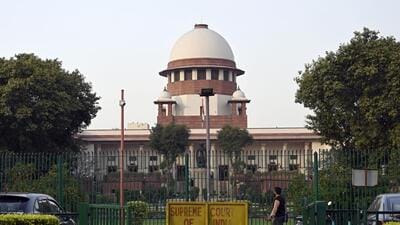New Delhi, India - Feb. 28, 2023: A view of Supreme Court, today the Supreme Court refused to entertain the bail plea of Delhi Deputy Chief Minister Manish Sisodia, who is in CBI custody in connection with the excise policy case, in New Delhi, India, on Tuesday, February 28, 2023. (Photo by Sanjeev Verma/ Hindustan Times) (Hindustan Times) New Delhi, India - Feb. 28, 2023: A view of Supreme Court, today the Supreme Court refused to entertain the bail plea of Delhi Deputy Chief Minister Manish Sisodia, who is in CBI custody in connection with the excise policy case, in New Delhi, India, on Tuesday, February 28, 2023. (Photo by Sanjeev Verma/ Hindustan Times) (Hindustan Times)