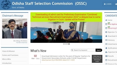 OSSC TGT admit card 2023 out for Arts, PCM and CBZ posts at ossc.gov.in OSSC TGT admit card 2023 out for Arts, PCM and CBZ posts at ossc.gov.in