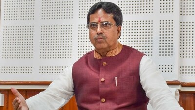 Amid the counting of votes, Tripura Chief Minister Manik Saha paid a visit to the Tripura Sundari Maa temple and sought divine blessings. (PTI) Amid the counting of votes, Tripura Chief Minister Manik Saha paid a visit to the Tripura Sundari Maa temple and sought divine blessings. (PTI)