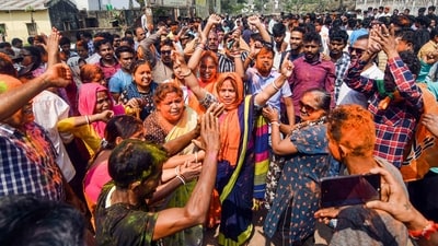 The BJP stormed to power in the last election in alliance with IPFT and had ousted the Left Front which had been in power in the border state for 35 years since 1978. (PTI) The BJP stormed to power in the last election in alliance with IPFT and had ousted the Left Front which had been in power in the border state for 35 years since 1978. (PTI)