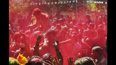 Professor Abhimanyu Singh had issued an order prohibiting Holi celebration in public spaces inside the campus. (Rajesh Kumar)